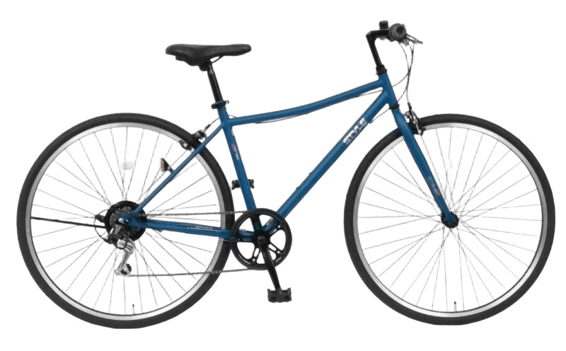 STYLE KIX  クロスバイク276 マットネイビー【27型 自転車 完成品 組み立て不要 アウトドア サイクリング じてんしゃ 通勤 通学 新生活】 099X344