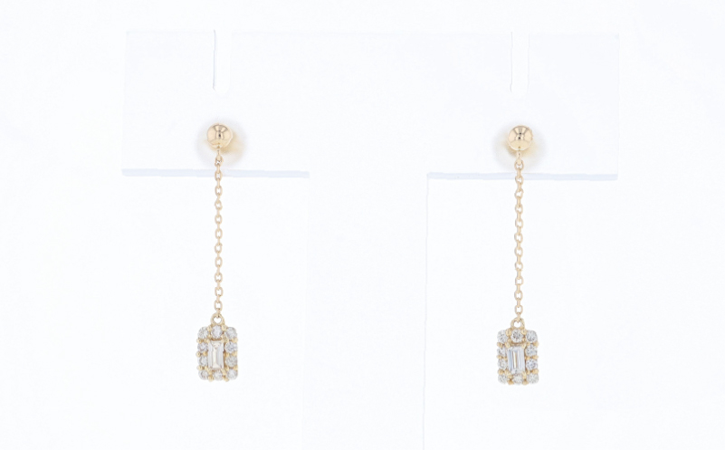 アルカンシェル K18YGダイヤピアス（計 0.26ct） J097