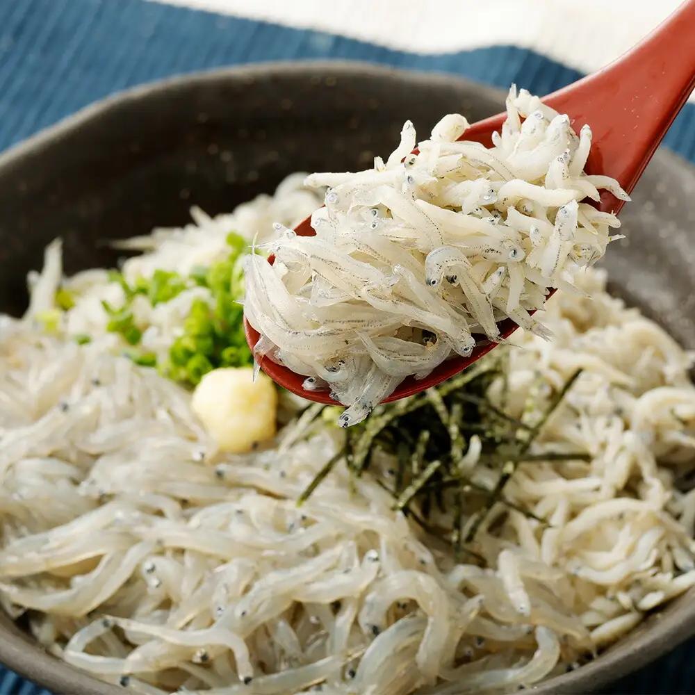 大阪湾産漁師が直送 生しらす 約100g×2個 釜揚げしらす 約80g×3個 計約440g 自宅で 生しらす丼 釜揚げ丼 2色丼が楽しめる ｜ しらす シラス 白子 生 釜揚げ シラス丼