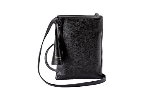 豊岡鞄 Shokolatt ショルダーポーチ 2層式 大 （ブラック）