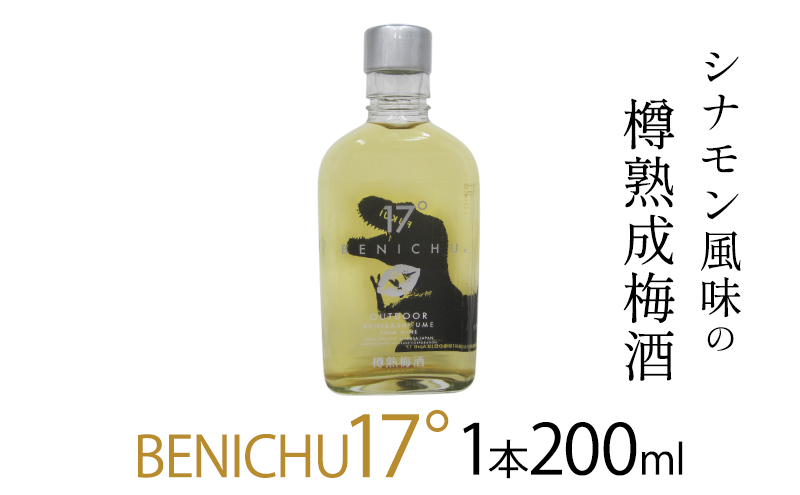 
BENICHU17°　1本　シナモン風味の樽熟成梅酒[№5580-0888]
