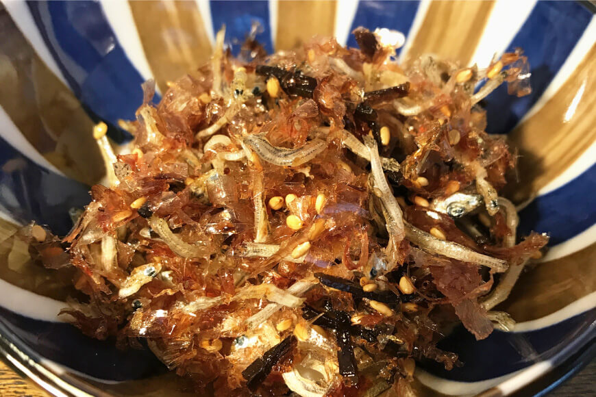 まるごとお魚せんべい2種と佃煮じょうず セット / 山口海産 / 長崎県 雲仙市 [item0761] / 惣菜 佃煮 つくだ煮 せんべい 煎餅 簡単