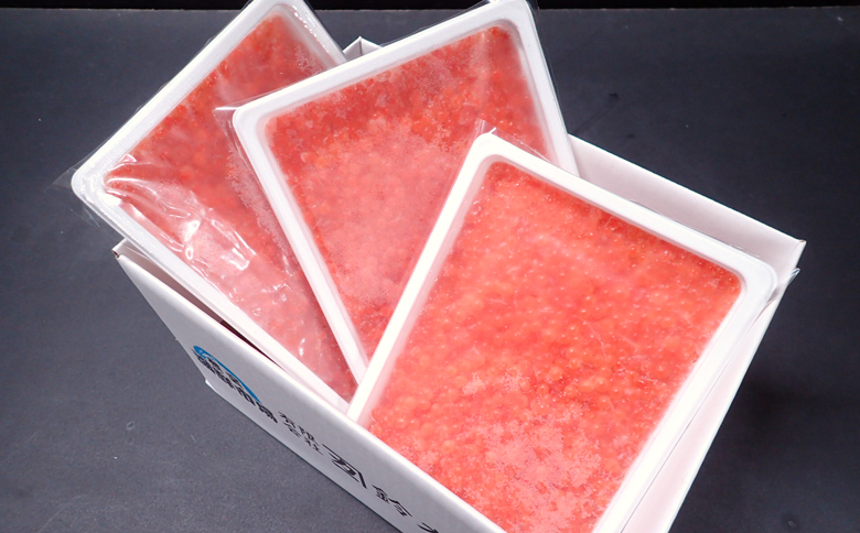 根室海鮮市場＜直送＞いくら醤油漬200g×3P(計600g) B-28012