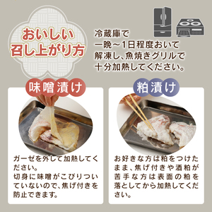 焼津ぬかや真鯛のかま味噌漬け＆粕漬け (a10-610)