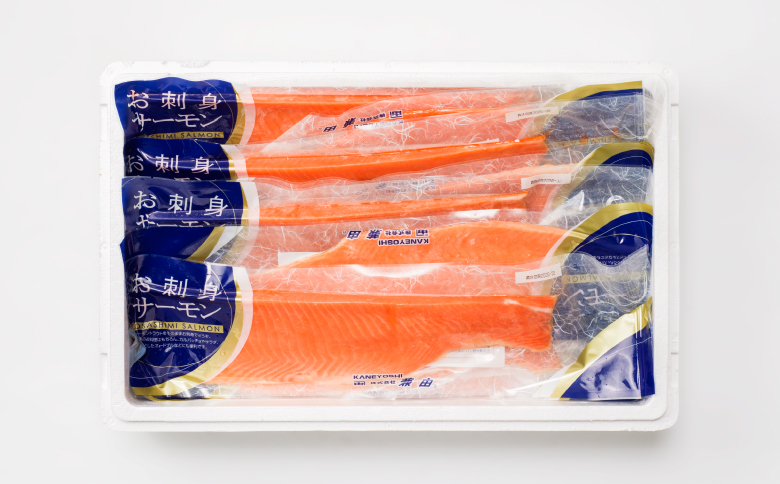 お刺身トラウトサーモン15～30本(計7.5kg) E-09001