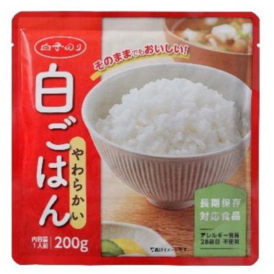 ふるさと納税 桐生市 【白子のり】白ごはん(レトルト) 200g×10個