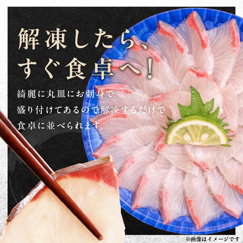 【3ヶ月定期便】(冷凍)解凍するだけで食卓へ！生産者が一手間加えた丸皿刺身 N015-YD0238