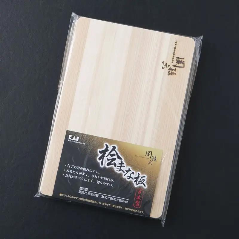 貝印 関孫六 桧まな板 300×200mm