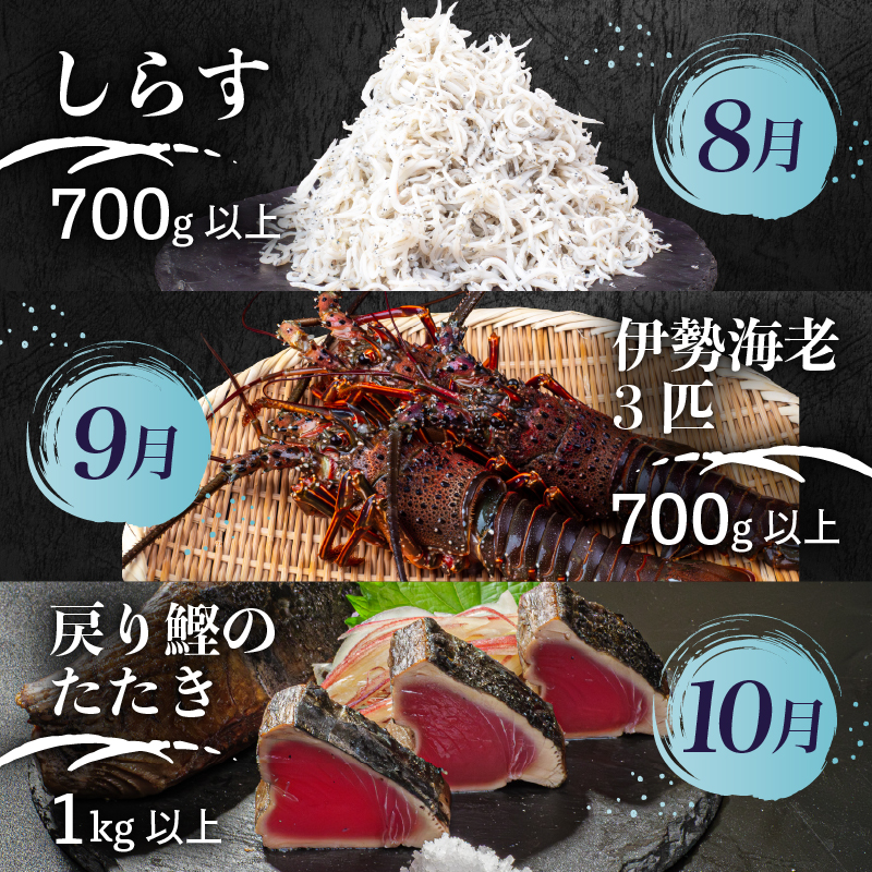 【鮮魚定期便 】 旬 の 刺身 定期便 4回 コース 野島水産 が お届け！ | 漁師町定期便 下処理済み 鮮魚 刺し身定期便 かつお かつおのたたき 藁焼き タタキ 鯛 真鯛 マグロ 牡蠣 しらす 