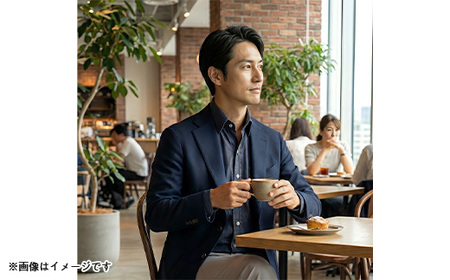 ソフトデニムのプレミアムシャツ(Mサイズ)