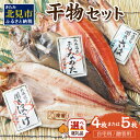 【ふるさと納税】厳選干物セット 贈答用 自宅用 4枚 5枚 ( 魚介類 海鮮 贈答用 自宅用 4枚 5枚 海の幸 干物 魚 キンキ きんき ほっけ ホッケ さば サバ サクラマス 一夜干し 贈答 ギフト )