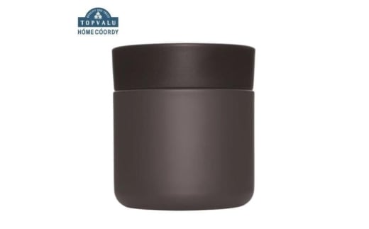 ホームコーディ　シンプルフードジャー 310mL　ブラック イオンリテール 日用品 [№5346-2135]