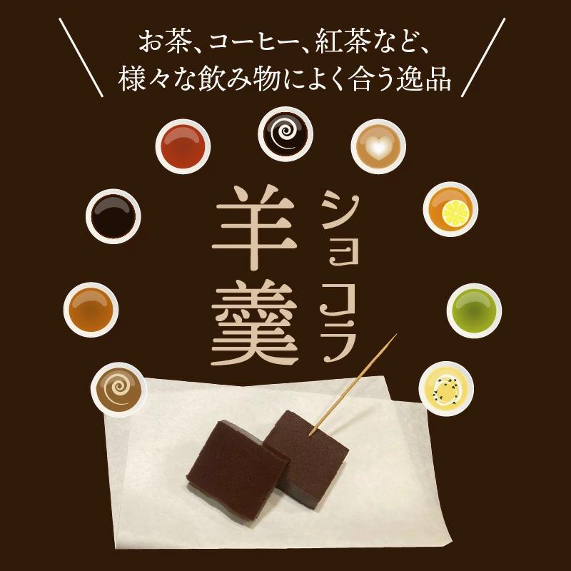 ショコラ羊羹 1本 チョコレート ようかん お茶うけ スイーツ デザート おやつ お菓子_2307R-1