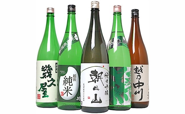 
C1-92越後銘門酒会 日本酒福袋（1800ml×5本）
