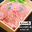 【ふるさと納税】【しまね和牛】サーロインステーキ約180g×2枚