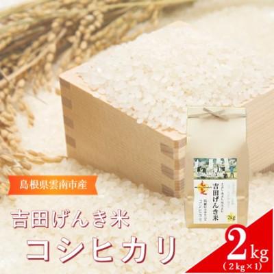 ふるさと納税 雲南市 島根県雲南市産　吉田げんき米　コシヒカリ　2kg(2kg×1)