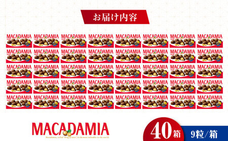 明治 マカダミアチョコレート 9粒×40箱[AOAA066]チョコ