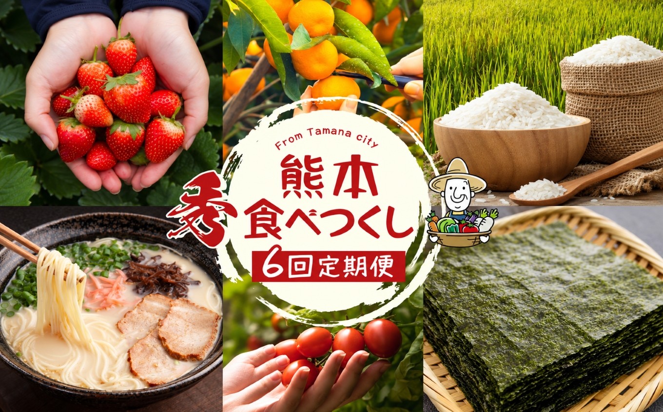 
【定期便6回】熊本食べつくし 定期（秀品）
