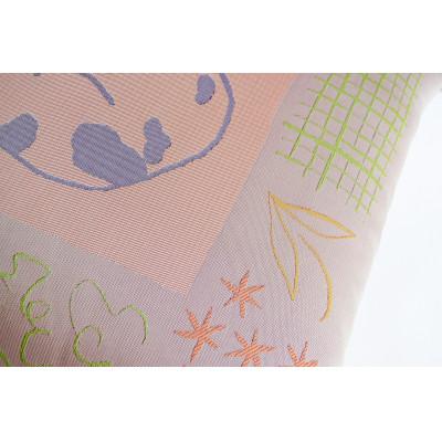 ふるさと納税 富士吉田市 小さな座布団 ひるねのねこシリーズ まる丸ねこ ピンク 茶席判 43x47cm 日本製 |  | 03