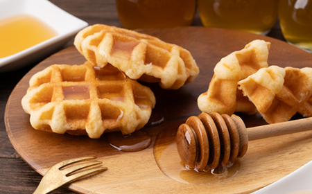 津山市産 百花蜂蜜・山蜂蜜　各 逆止弁300gのセット【1605237】