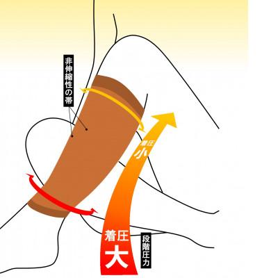 ふるさと納税 かほく市 【ふるさと納税】ツカレナイン 着圧サポーター【ソックス】(ベージュ:Mサイズ)1ペア(両足2枚入) |  | 03