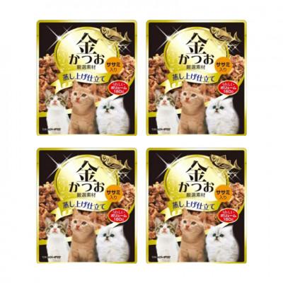 ふるさと納税 久留米市 金かつお 猫用パウチ(ササミ入り)160g×48袋(久留米市)