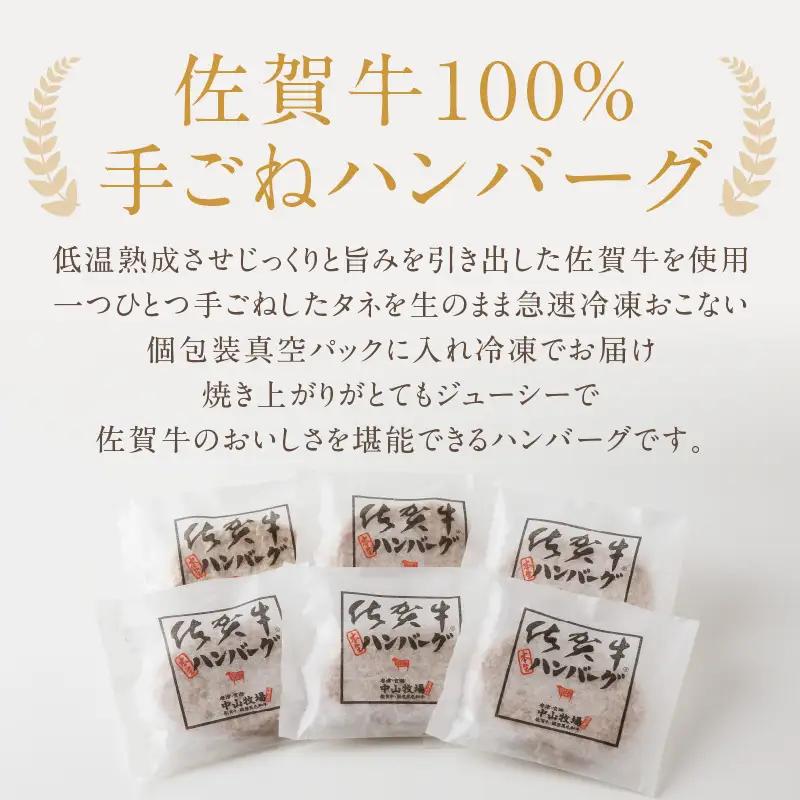 【最速配送】佐賀牛ハンバーグ 12個 ／ 佐賀牛【B226】