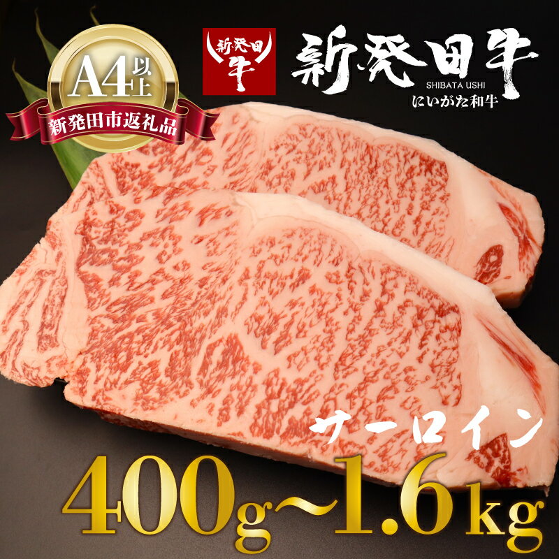 【ふるさと納税】 サーロイン ステーキ 牛肉 400g 800g 1.6g にいがた和牛 和牛 赤身 焼肉 ふるさと納税 和牛 BBQ キャンプ 特選 贅沢 厳選和牛 ブランド牛 ギフト 贈答 お歳暮 新潟 新潟産 新発田 新発田産 えのもとミート 母の日 enomoto010 enomoto011 enomoto012