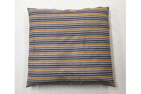 銘仙版 洗える座布団 縞柄カバー式 5枚セット [2339]