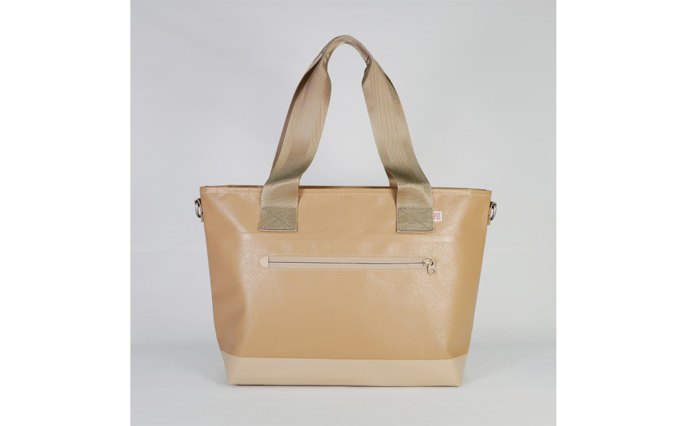 TENT BAG KEVINI.04　防水トートバッグ A4サイズ【ベージュ】