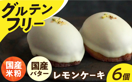 レモンケーキ6個[EBR017]  ぐるてんふりー グルテンフリースイーツ スイーツ すいーつ 米粉 こめこ 詰め合わせ お菓子 れもんけーき 長崎 冷凍 個包装 人気 ランダム おかし