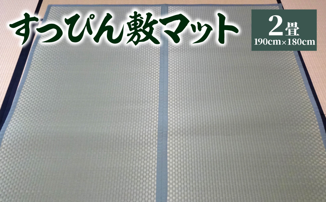 
八代市 い草 すっぴん敷マット 2畳 190cm×180cm 熊本県産
