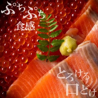 ふるさと納税 比布町 ぴっぷサーモン 親子セット(イクラ80g×2 刺身用フィレ100g×3)【にじます工房】 |  | 01