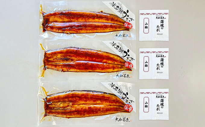 訳あり 浜名湖うなぎ蒲焼 80g×3尾 真空パック 冷蔵【浜名湖産うなぎ・国産うなぎ】