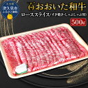 【ふるさと納税】おおいた和牛 ローススライス すき焼き・しゃぶしゃぶ用 500g 和牛 豊後牛 国産牛 大分県産 九州産 津久見市 国産 送料無料