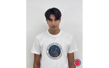 マンホールTシャツ 白 Mサイズ | Tシャツ 福島県