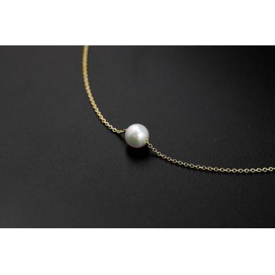 ふるさと納税 甲府市 【SILVER】7.0-7.5mm アコヤ真珠スルーネックレス GM/No.87 |  | 01