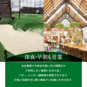 極楽ジャンボリーゴルフ倶楽部　ゴルフ練習場利用券【6,000円分】【練習場 倶楽部 クラブ 入場券 利用券 レッスン 愛知県 長久手市 AQ02】
