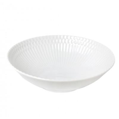 ふるさと納税 瑞浪市 【2枚SET】美濃焼 さざなみ 18鉢 ホワイト 18.3×5.4cm |  | 01