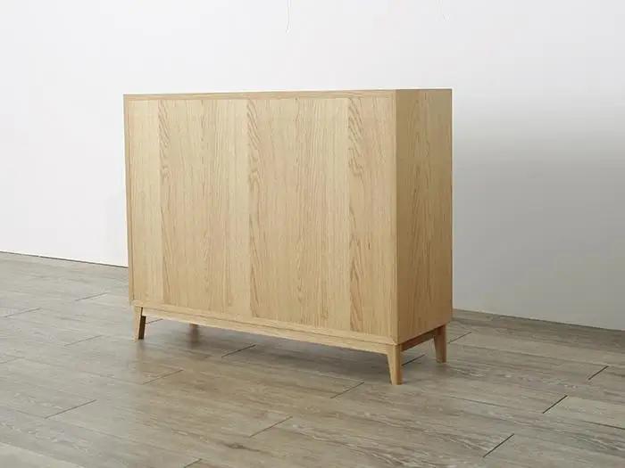 大川家具 レフライン 90cm シェルフ 本棚 天然木オーク(ナラ)