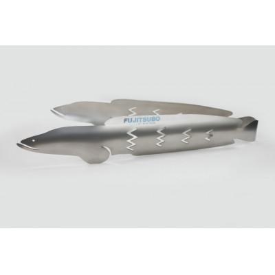 ふるさと納税 裾野市 使うたびに愛着が湧く、雷魚がモデルのチタン製トング (250mm)