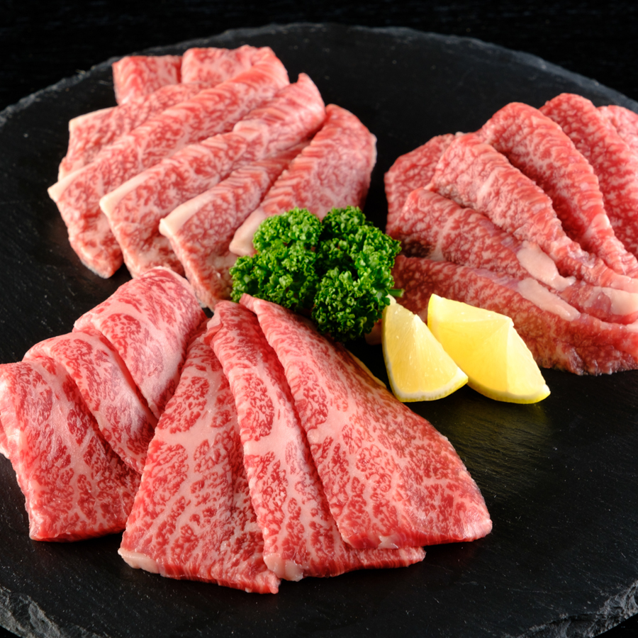 筑穂牛焼肉セット420g（ロース90g・モモ220g・バラ110g）