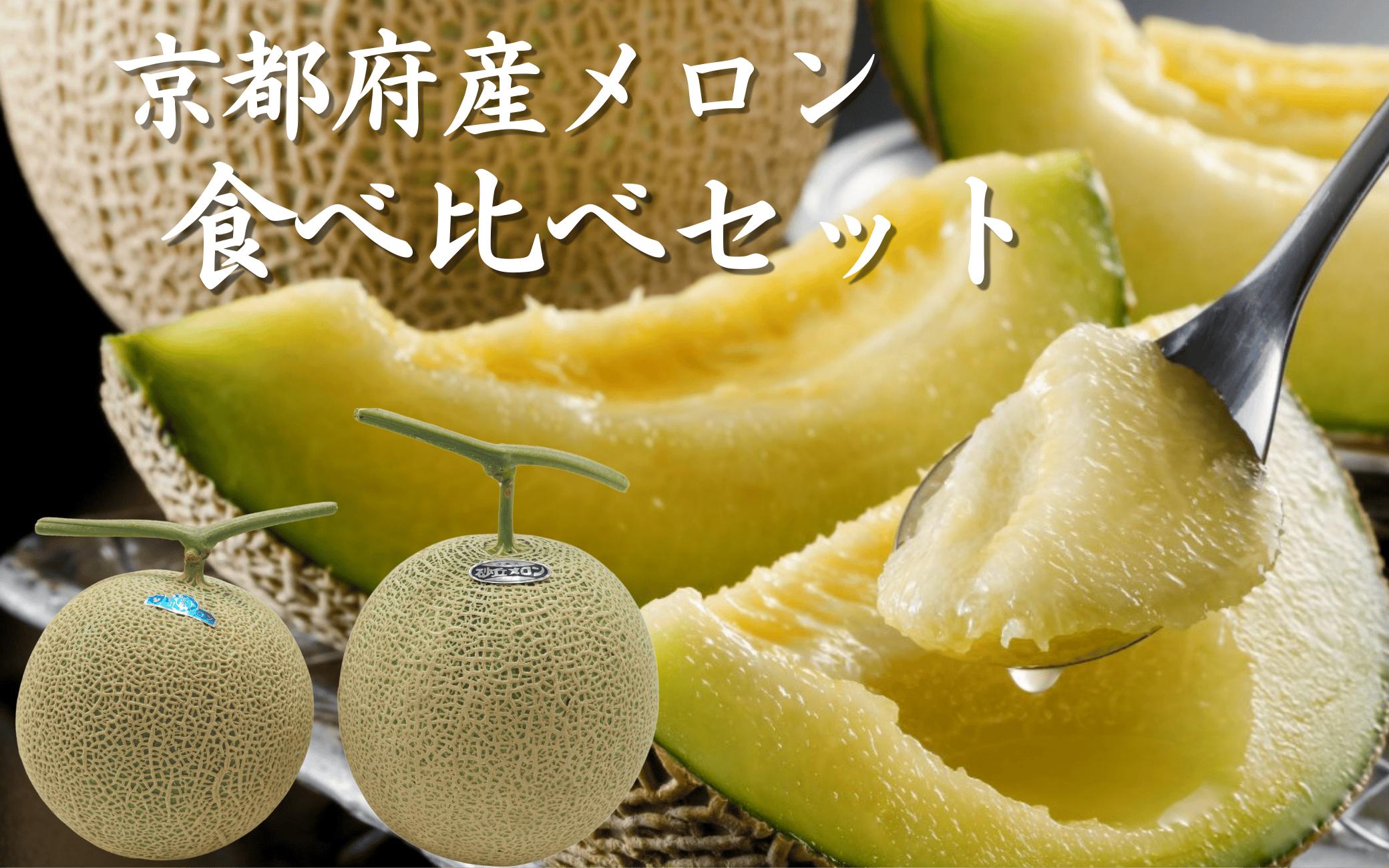 
            【限定50セット】期間限定 メロンの名産地 京丹後市産メロン 食べ比べセット「琴引メロン」「砂丘メロン」（果物 フルーツ）
          