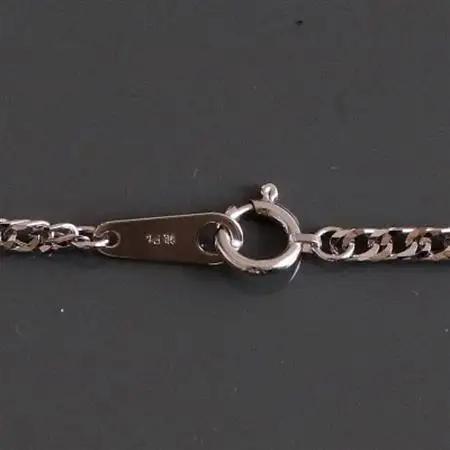 純プラチナ喜平12面カットネックレス60cm【幅2.3mm・厚さ0.8mm】【配送不可地域：沖縄県】【1317650】