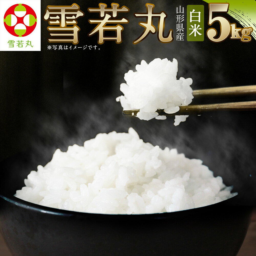 【ふるさと納税】【令和7年産新米】〈白米〉雪若丸 5kg ＜1回のお届け＞ 5kg袋 山形県産 精米 【2025年11月上旬発送開始予定】