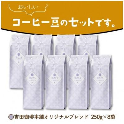 ふるさと納税 泉南市 □吉田珈琲本舗オリジナルブレンド　笑ごころブレンド250g×8袋《豆》 |  | 01