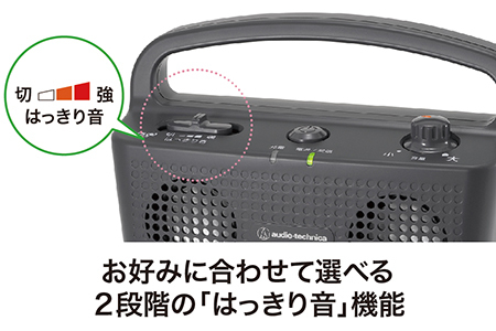 テレビの音声がはっきり聞けるお手元テレビスピーカー　AT-SP767XTV （ブラック：BK）