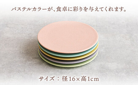 【美濃焼】フラットプレート S パステルカラー 5色 セット【隆成】美濃焼 器 セット オシャレ キッチン かわいい 丸皿  パステル ギフト 贈り物 送料無料 [MFD006]