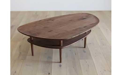 BORDO Clam Table 105 walnut