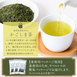 No.1073-A ＜業務用＞かごしま茶(100g×10袋・計1kg) 【にいやま園】
